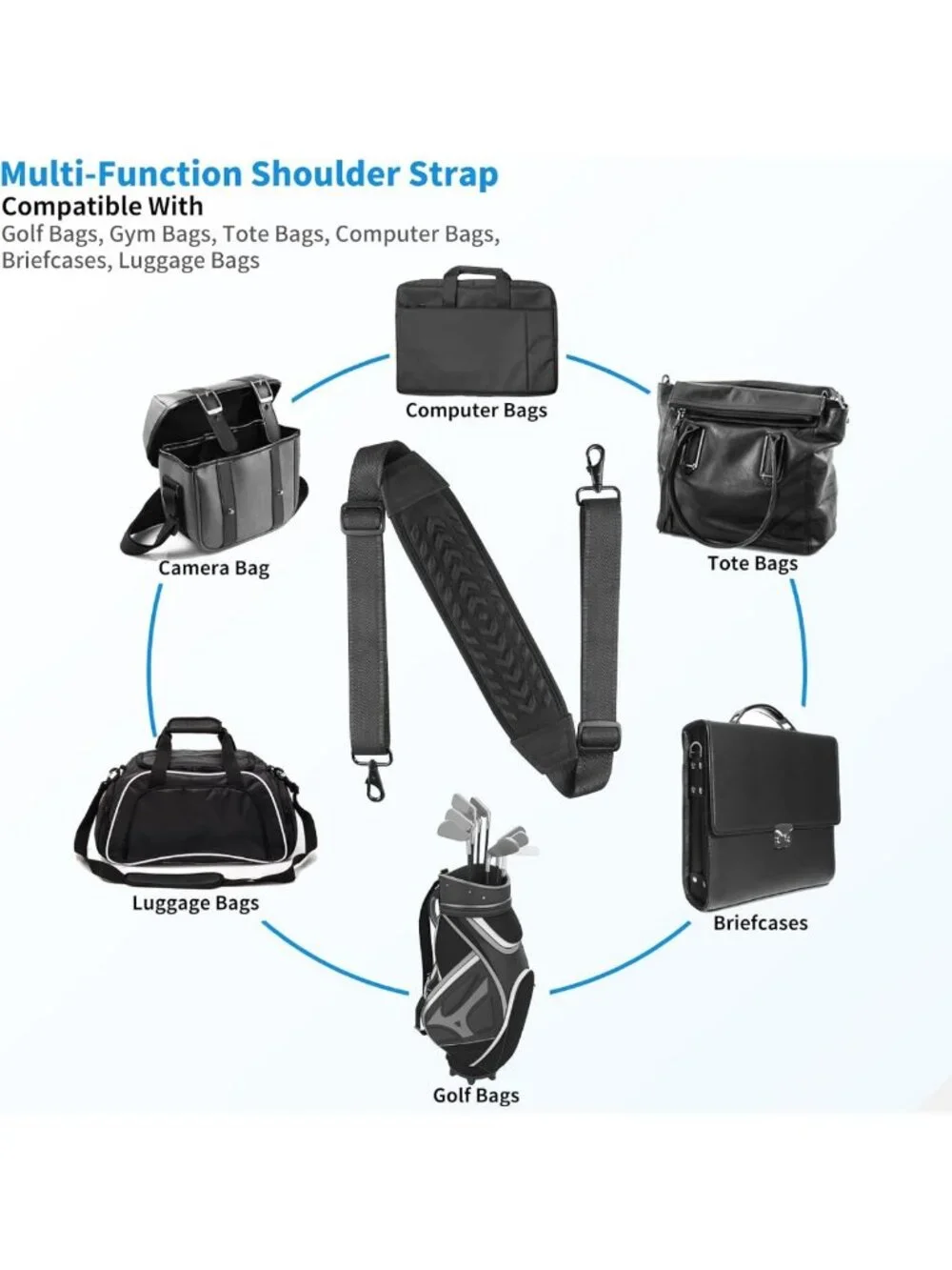 Ultra Comfortable 3D Air Cushion Shoulder Strap, 67